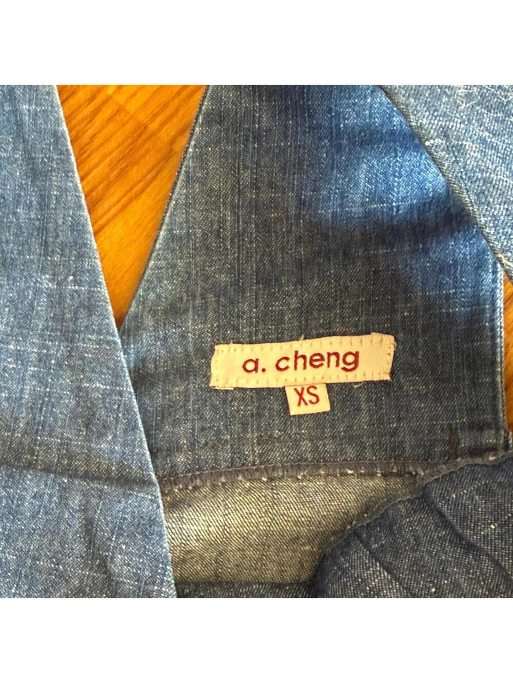 A. Cheng Chambray Dress - Picture 2 of 2